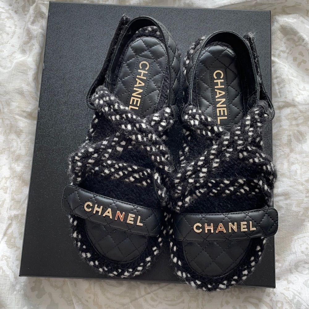 AUTHENTIC Chanel Rope Sandals